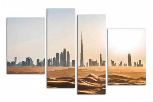 Модульная картина Пустыня в Дубае